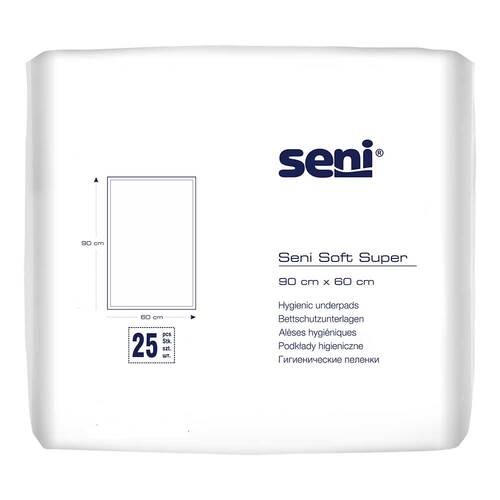 Seni® Soft Super Bettschutzunterlage 90x60 cm, 25 St